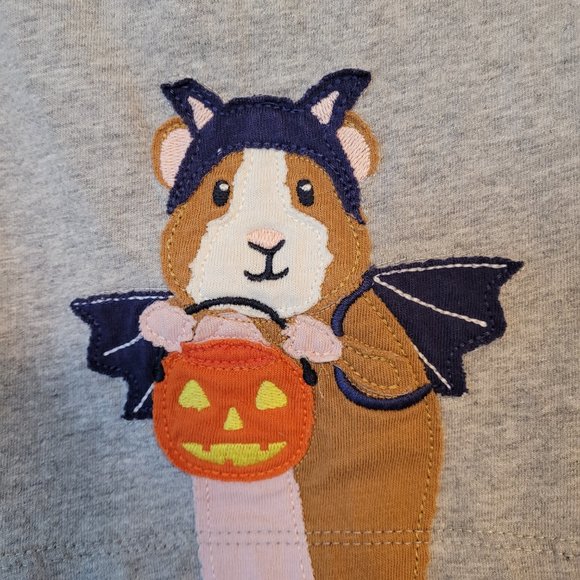 Boden Halloween Guinea Pig Long Sleeve Tee Shirt 0-3 months - Picture 2 of 4